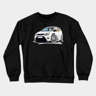 Ford Focus (Mk2) RS White Crewneck Sweatshirt